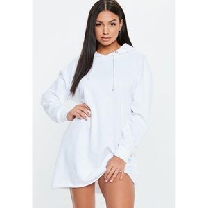 NWT Misguided Oversized Hooded Sweater Dress